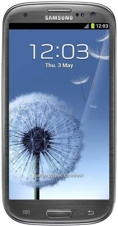 Смартфон Samsung Galaxy S3 GT-I9300 16Gb Titanium grey - Октябрьский